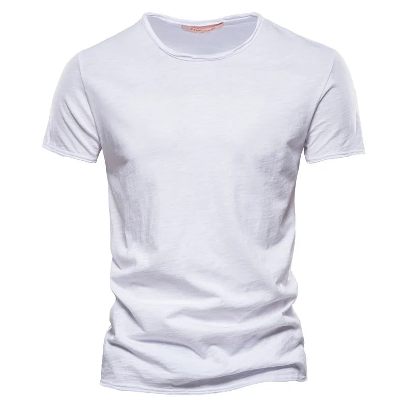 Lässiges Baumwoll-T-Shirt