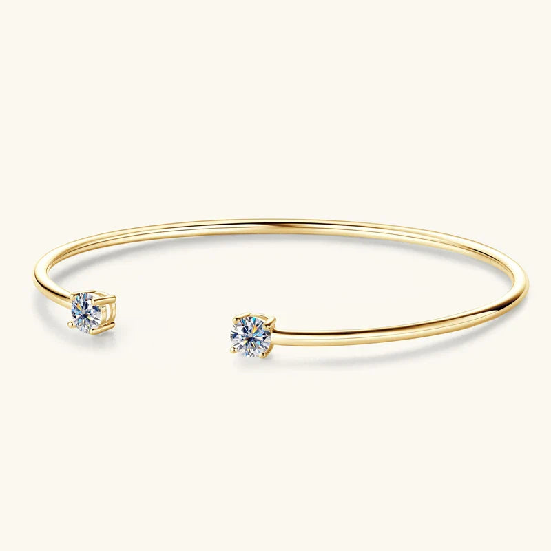 Ivictress 5mm Moissanit Sterlingsilber Armreif | Shop Nory
