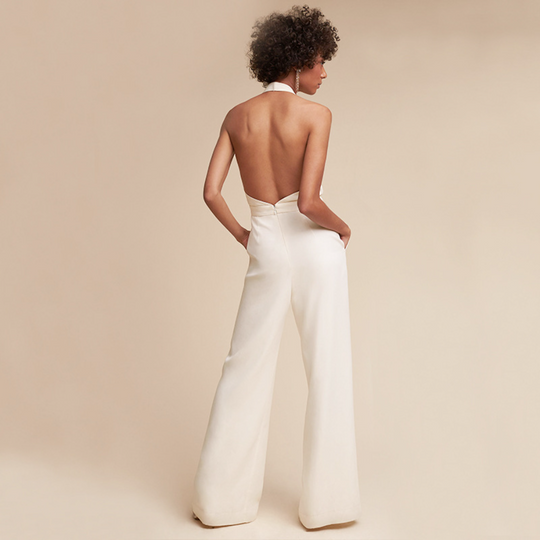Luftig-Leichter Lang-Jumpsuit mit Weiter Hose