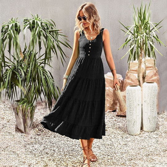 Ärmelloses Midikleid für den Sommer - JoShopnoryelle