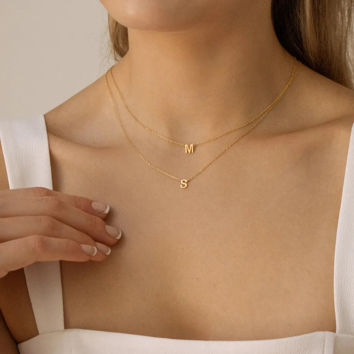 Initialen Halskette für Frauen | Shop Nory