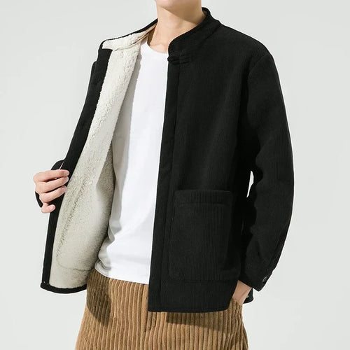 Herren-Cordjacke mit Großen Taschen - Boaz
