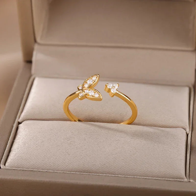 Edelstahl Herzring für Frauen Shop Nory