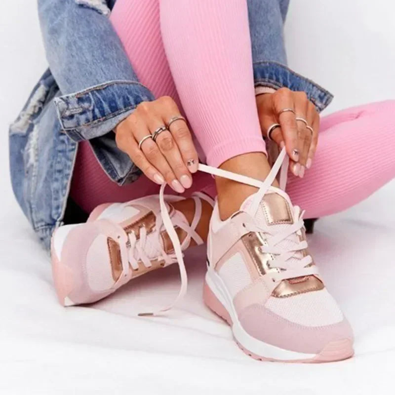 Plattform Sneaker Damen - Leichte Freizeitschuhe