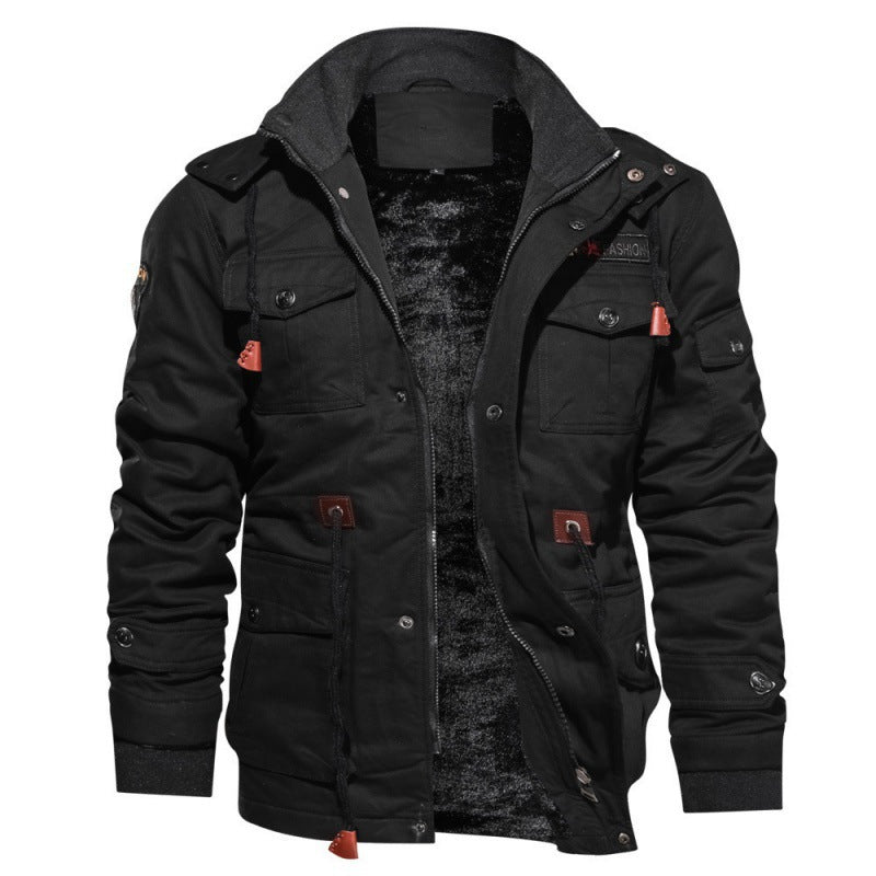 Herren Winterjacke aus Polyester mit Stilvollem Design & Wärmender Fütterung | Shop Nory