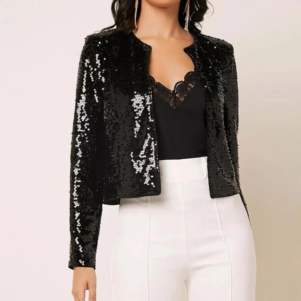 Eleganter Pailletten-Blazer