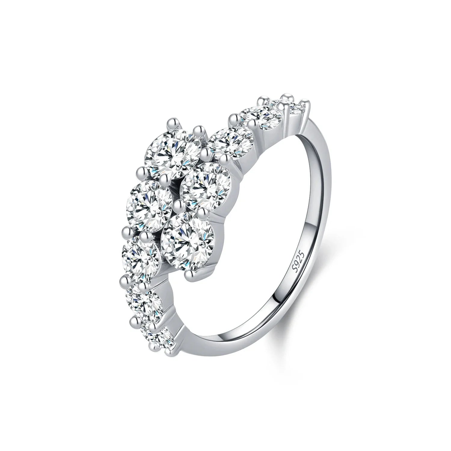 Ivictress Moissanit Luxus Ring - Erschwingliche Eleganz | Shop Nory