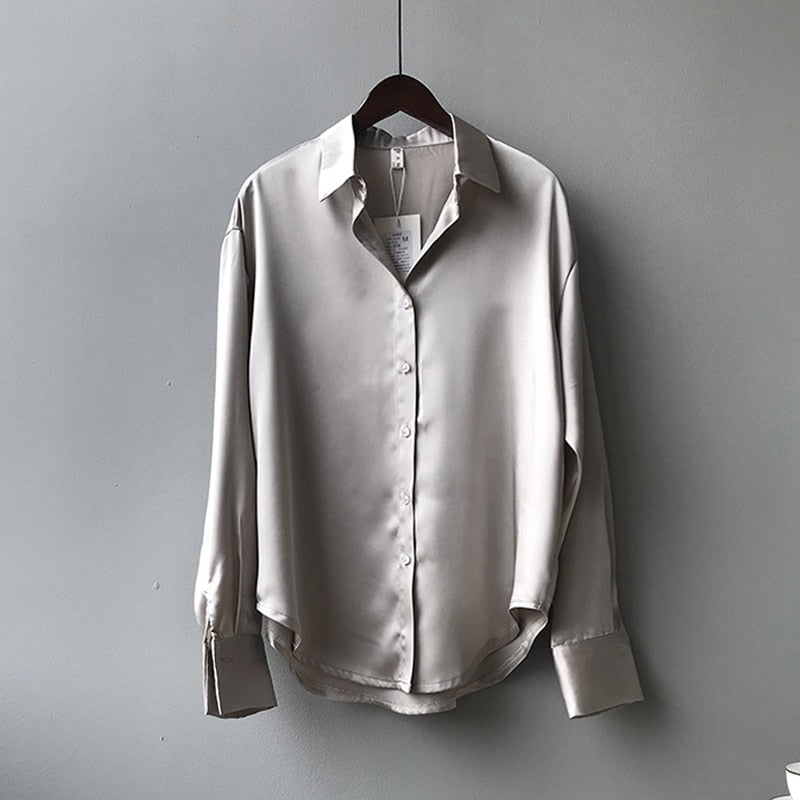 Damenbekleidung Seidenhemd Vintage Bluse