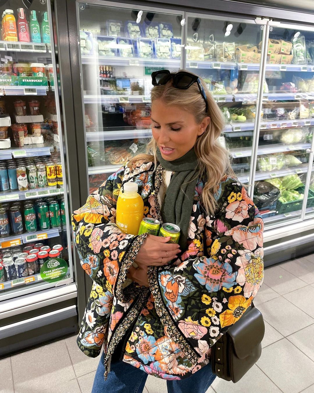 Blumengemusterte WendShopnorylouson Wärme und Stil in Einem Boho-design