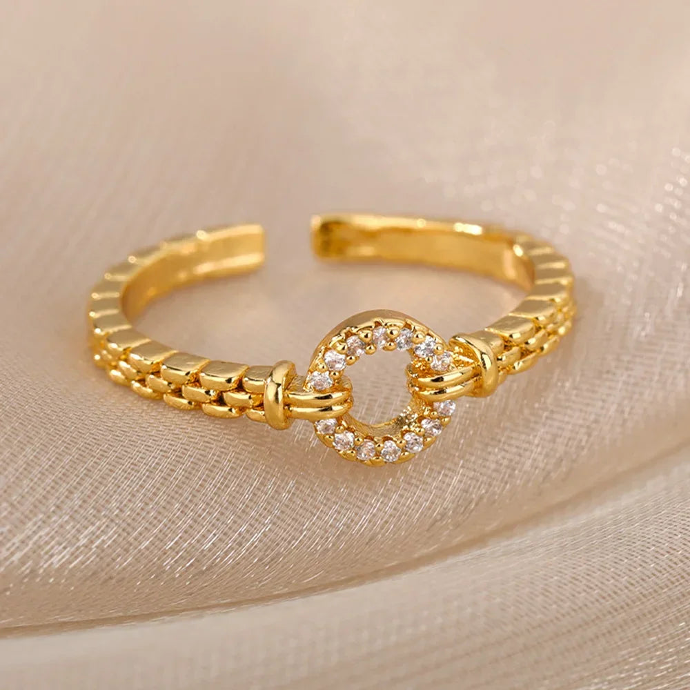 Edelstahl Herzring für Frauen Shop Nory