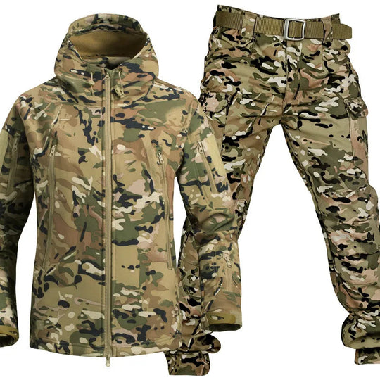 Herren multifunktionale Jacke mit Fleece-Innenfutter und Reißverschluss – ShopNory