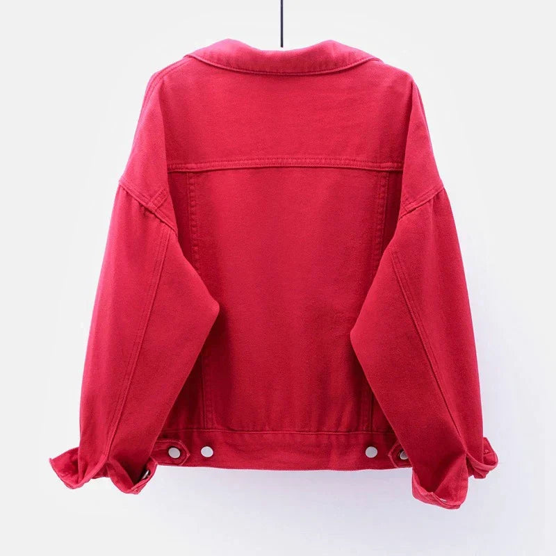 Klassische Damen-Denimjacke Viele Farben