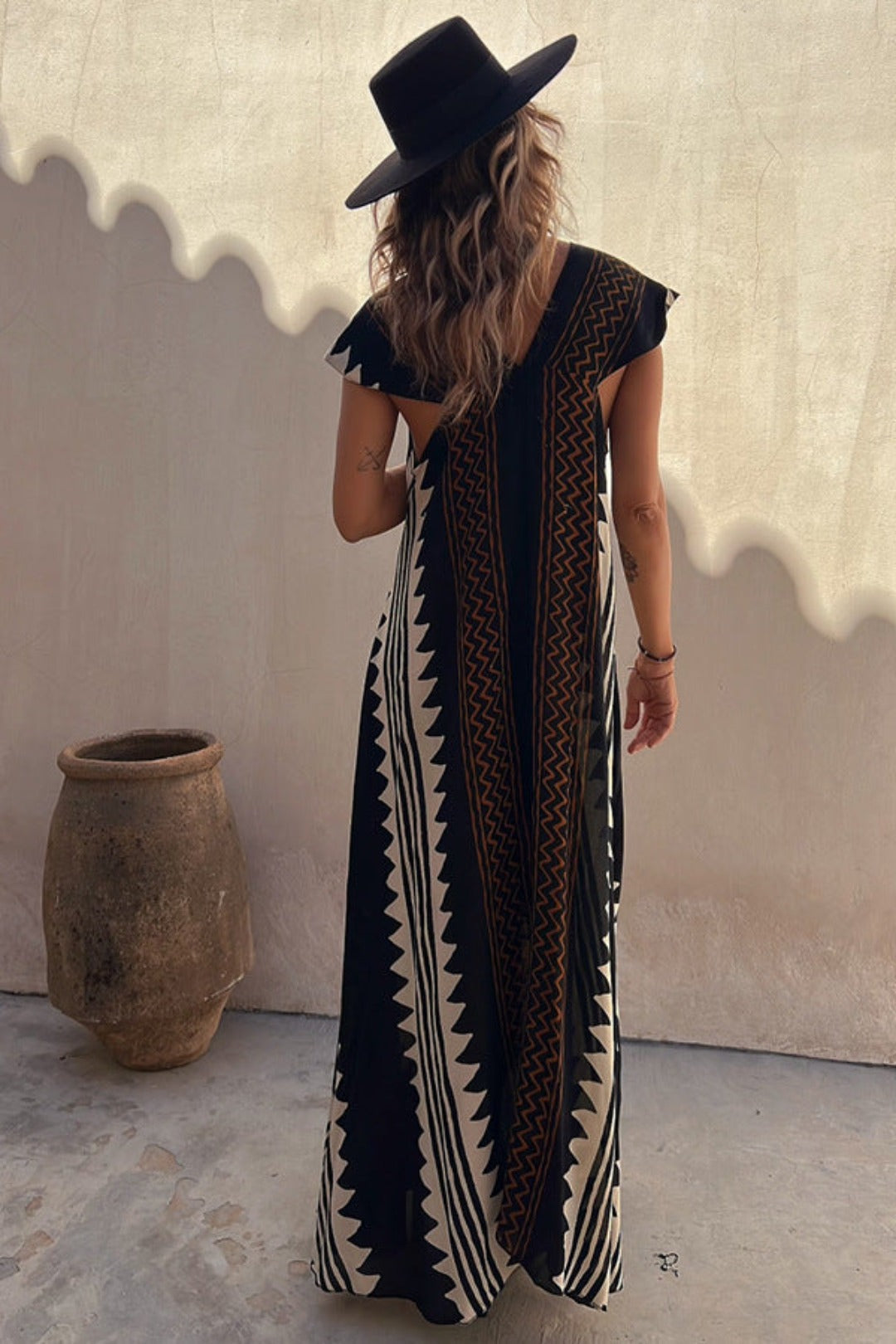Trendiges, aztekisch inspiriertes LShopnoryerkleid für Damen