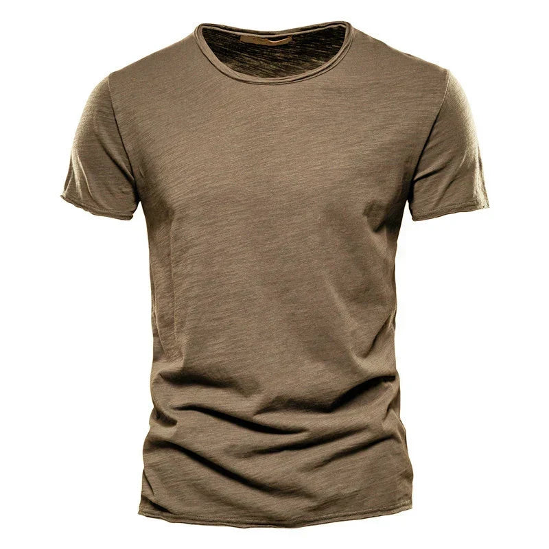 Lässiges Baumwoll-T-Shirt