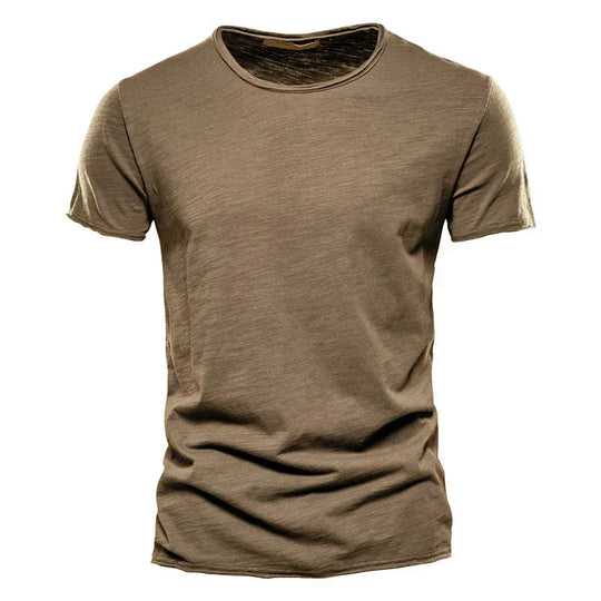 Lässiges Baumwoll-T-Shirt