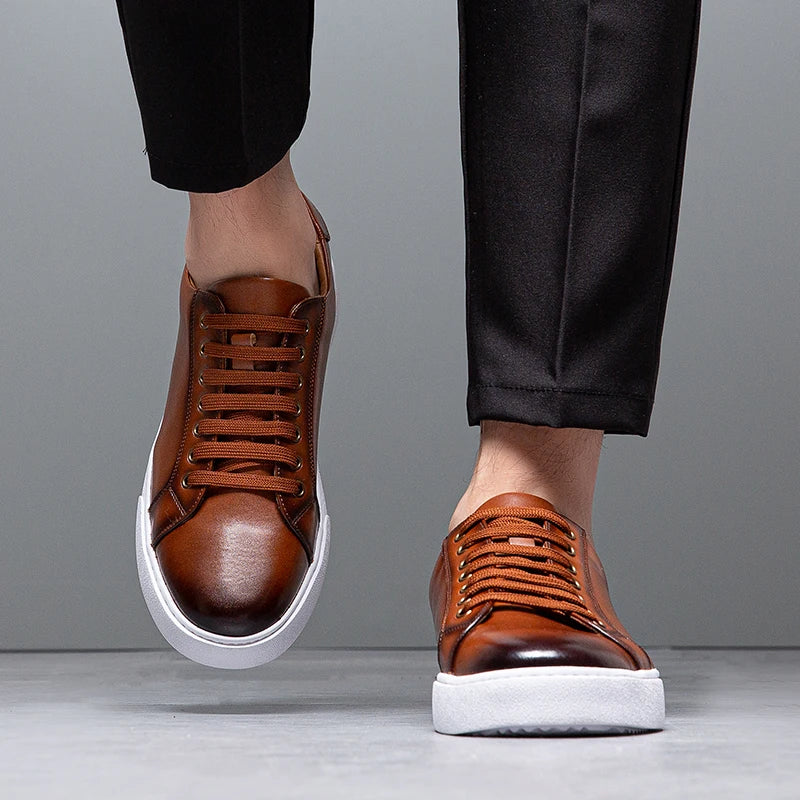 Leren Herren Sneaker