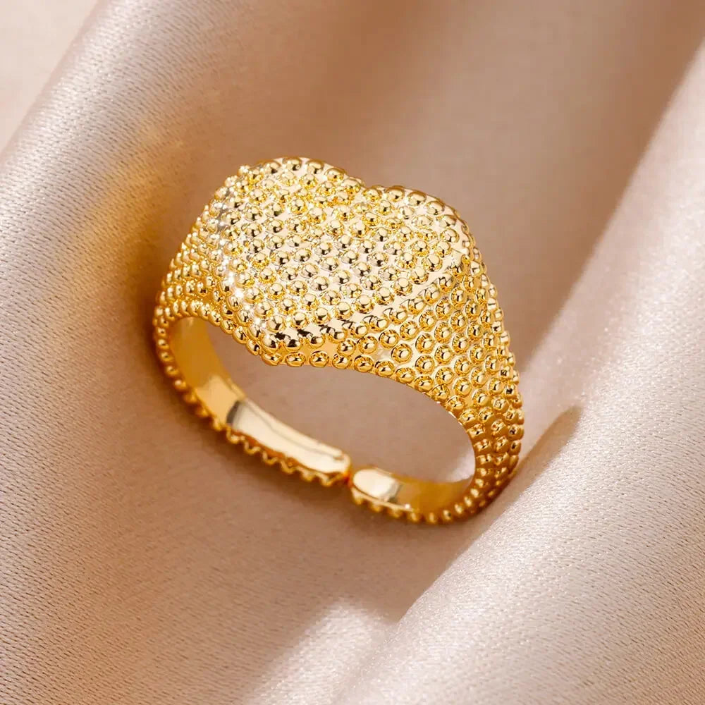 Edelstahl Herzring für Frauen Shop Nory