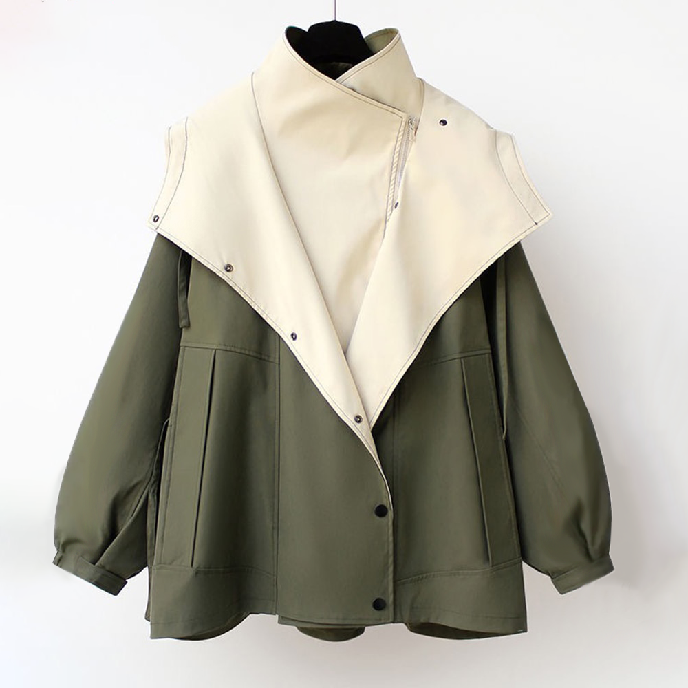 Oversized Wasserdichte Regenjacke für Damen