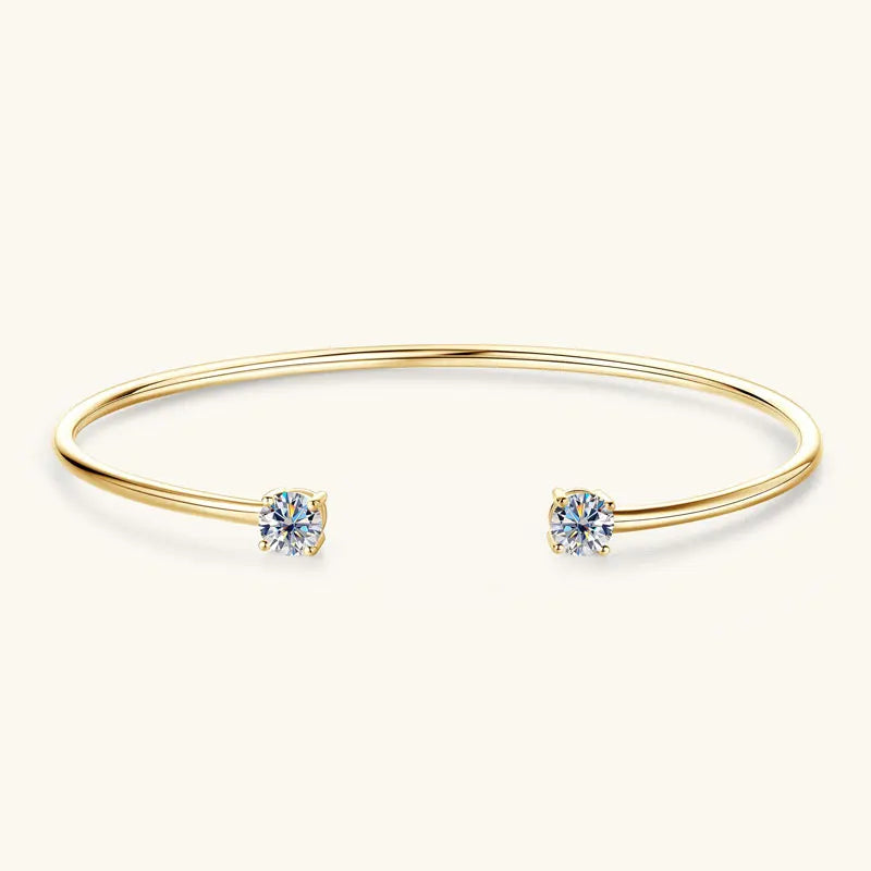 Ivictress 5mm Moissanit Sterlingsilber Armreif | Shop Nory