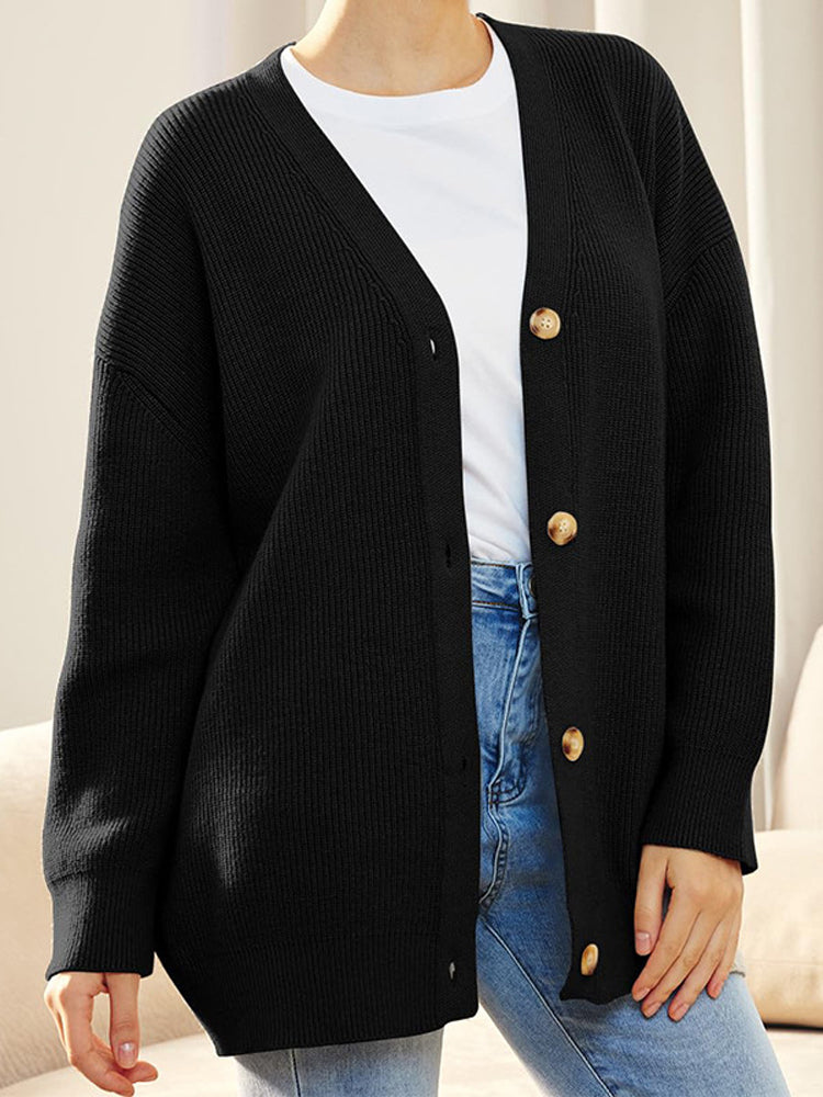 Gestrickte Strickjacke Kollektion Herbst