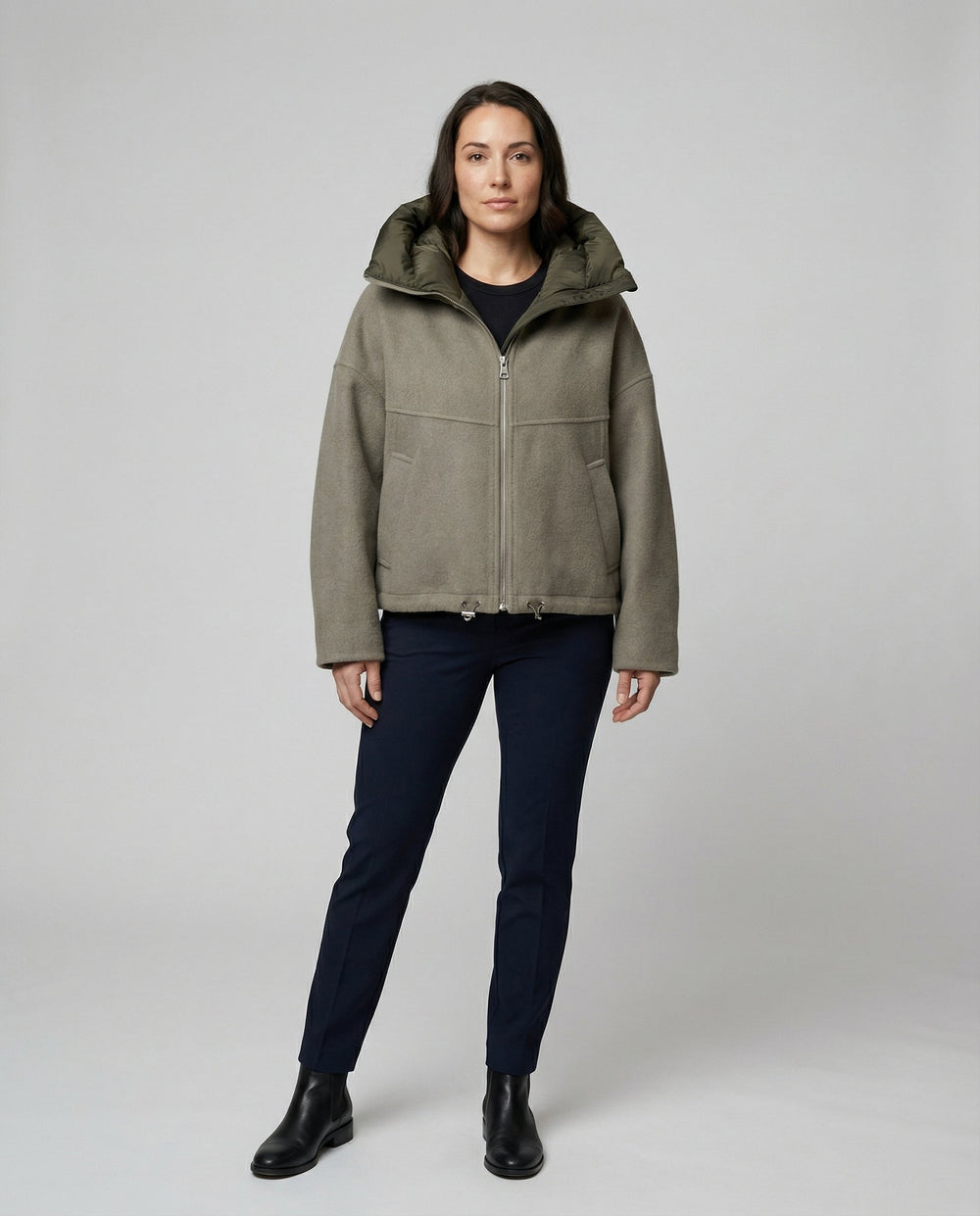 Lässige Kapuzenjacke Damen | Heidi-Mode