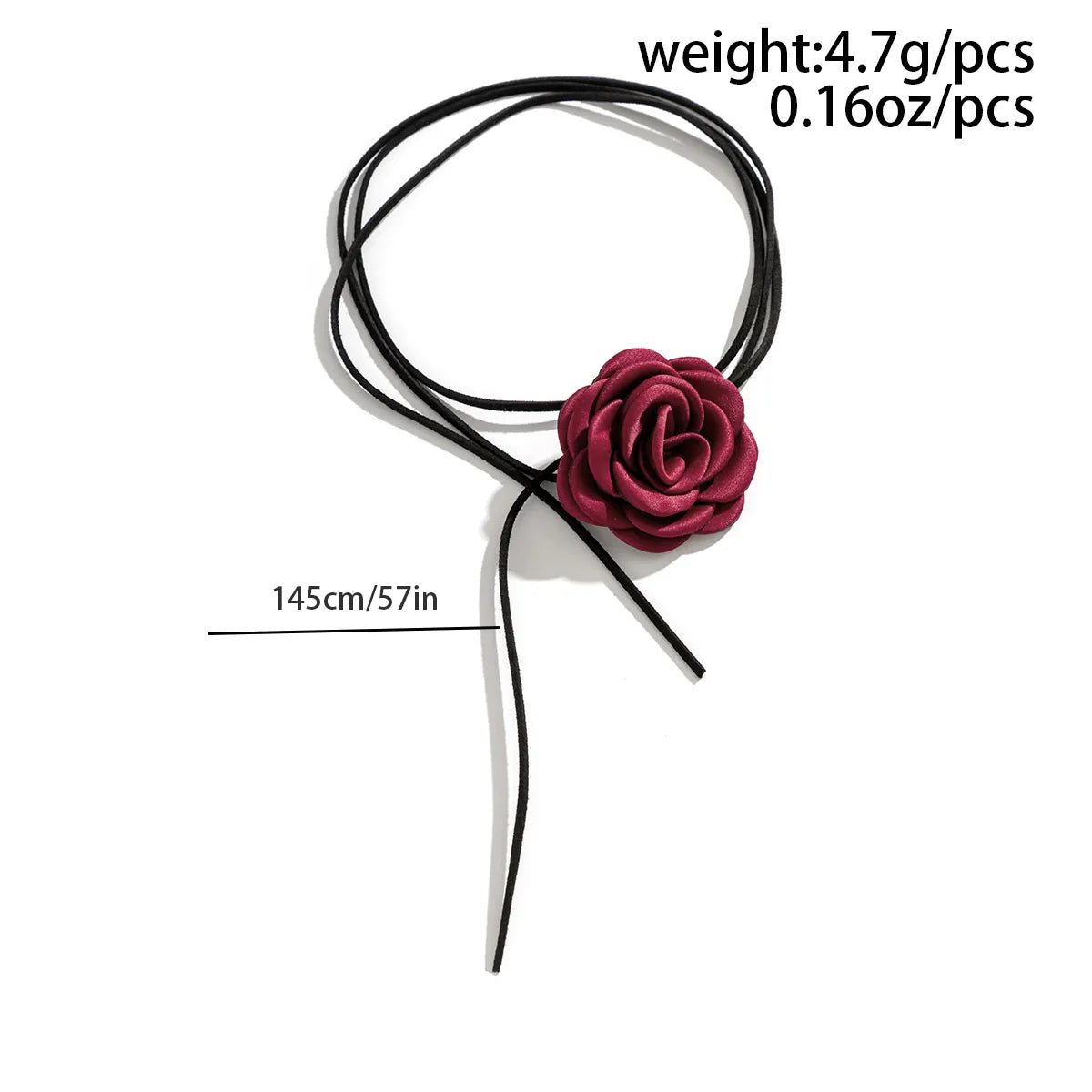 Romantische große Rosen Schlüsselbein Choker Halskette | Shop Nory