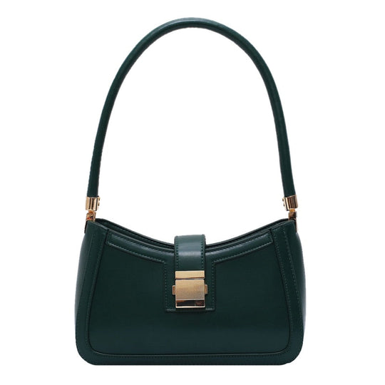 Shopnory | Stilvolle Linke Schultertasche Damen Designer Handtasche mit Reißverschluss