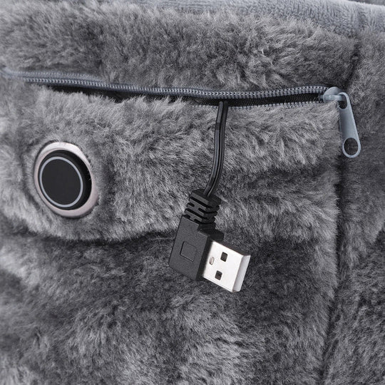 Komfortable USB-beheizte Stiefel mit Reißverschluss