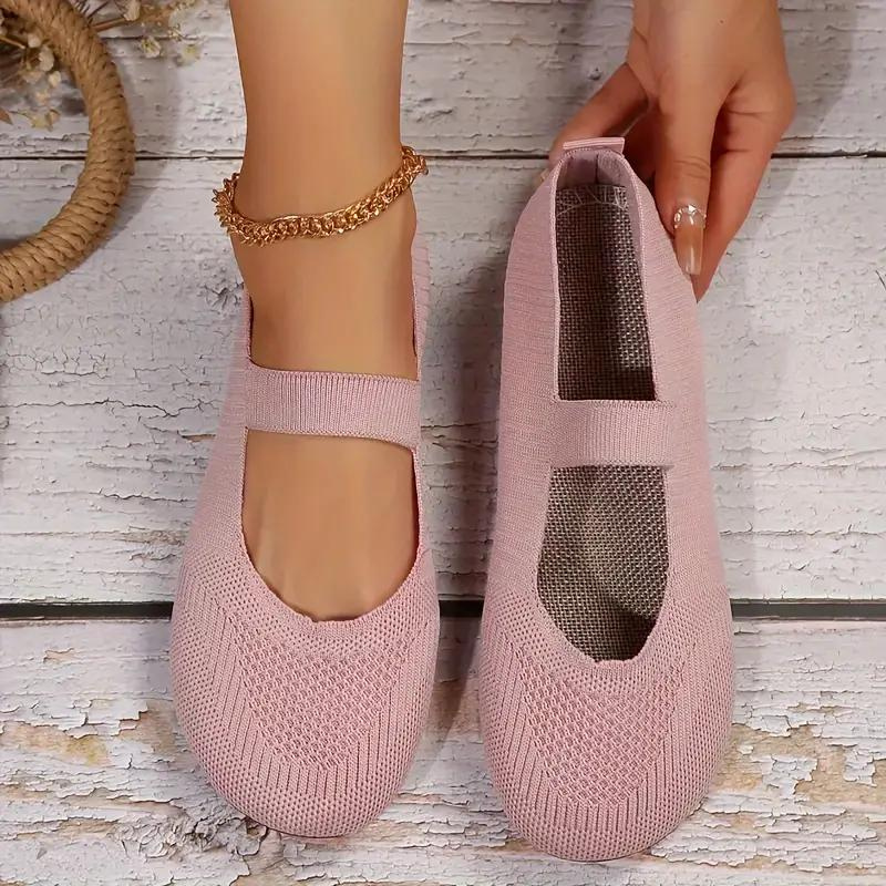 Canvas-Schuhe, Leicht, Slip On, Flats, Sommerschuhe