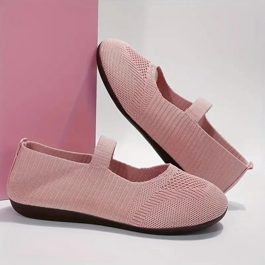 Canvas-Schuhe, Leicht, Slip On, Flats, Sommerschuhe