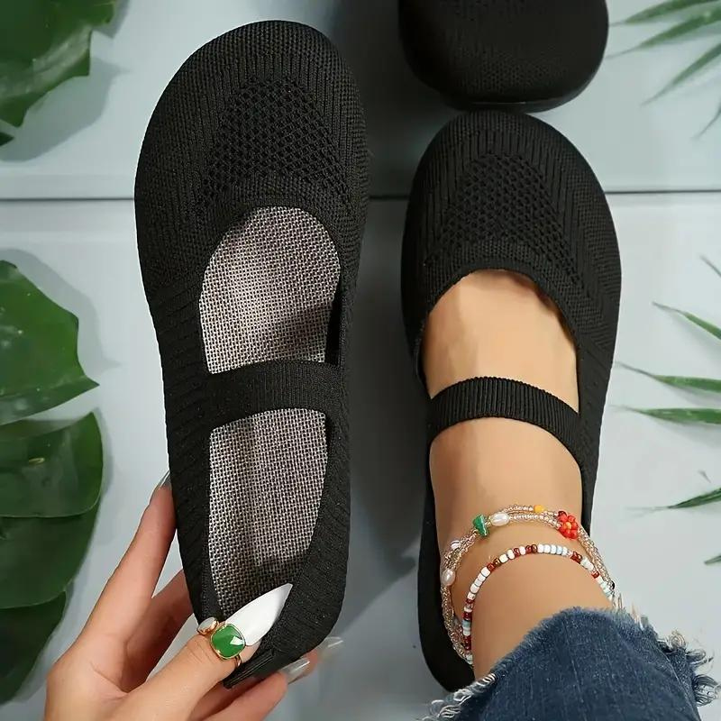 Canvas-Schuhe, Leicht, Slip On, Flats, Sommerschuhe