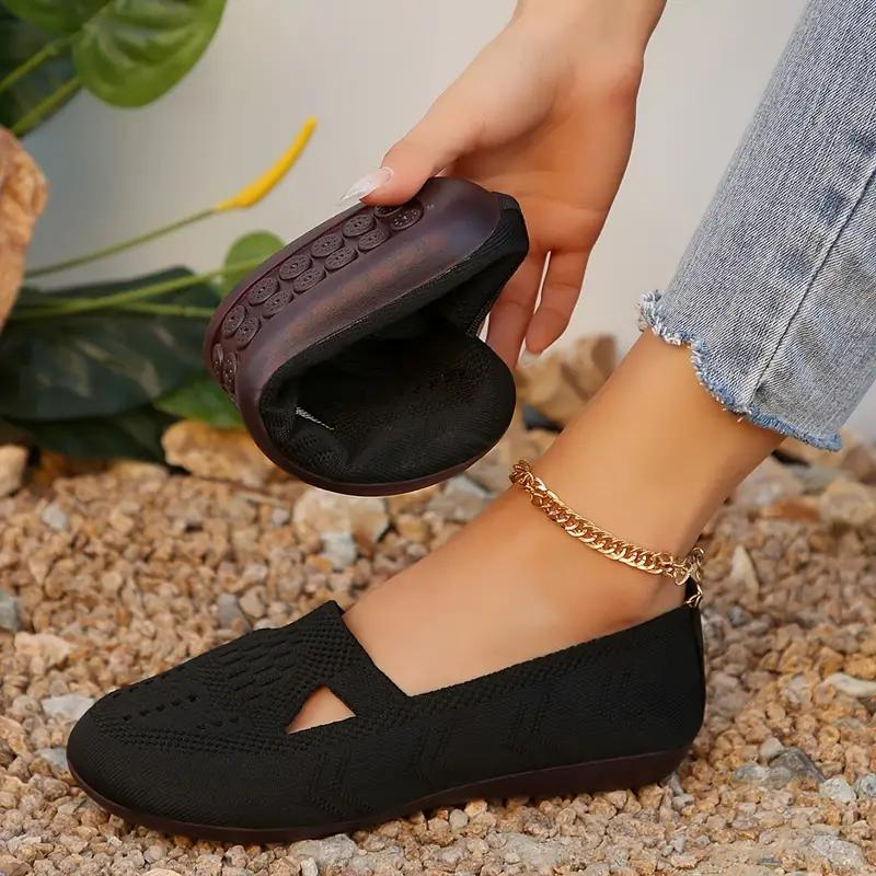 Canvas-Schuhe, Leicht, Slip On, Flats, Sommerschuhe