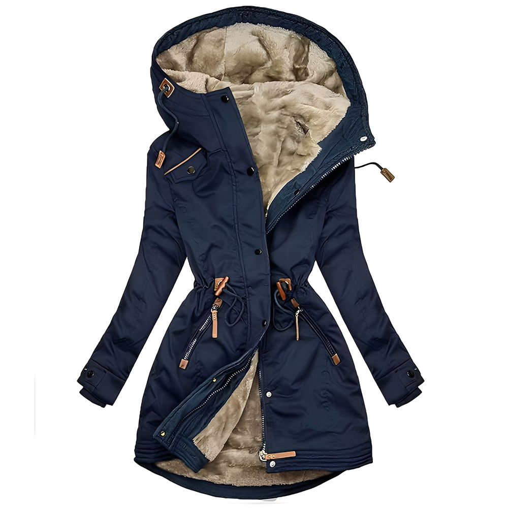 Stilvolle, Wetterfeste Parka Jacke für Frauen