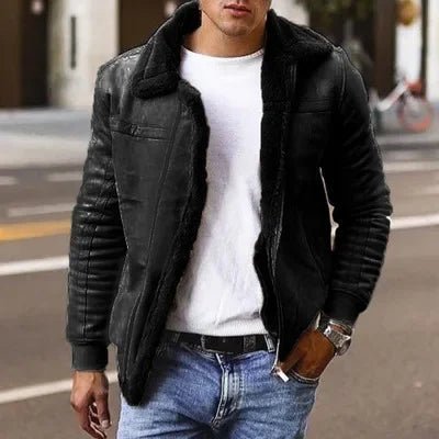 Stilet Pelzfutterjacke Polyester Warm und Bequem