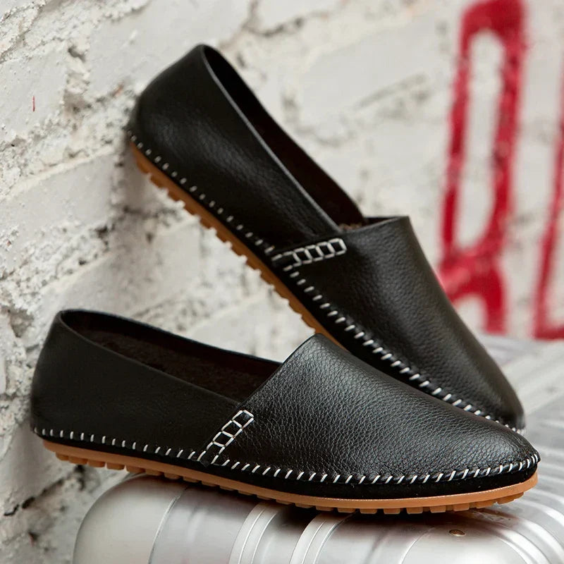 Bequeme Lederhalbschuhe für den Alltag Shopnory Shopnory