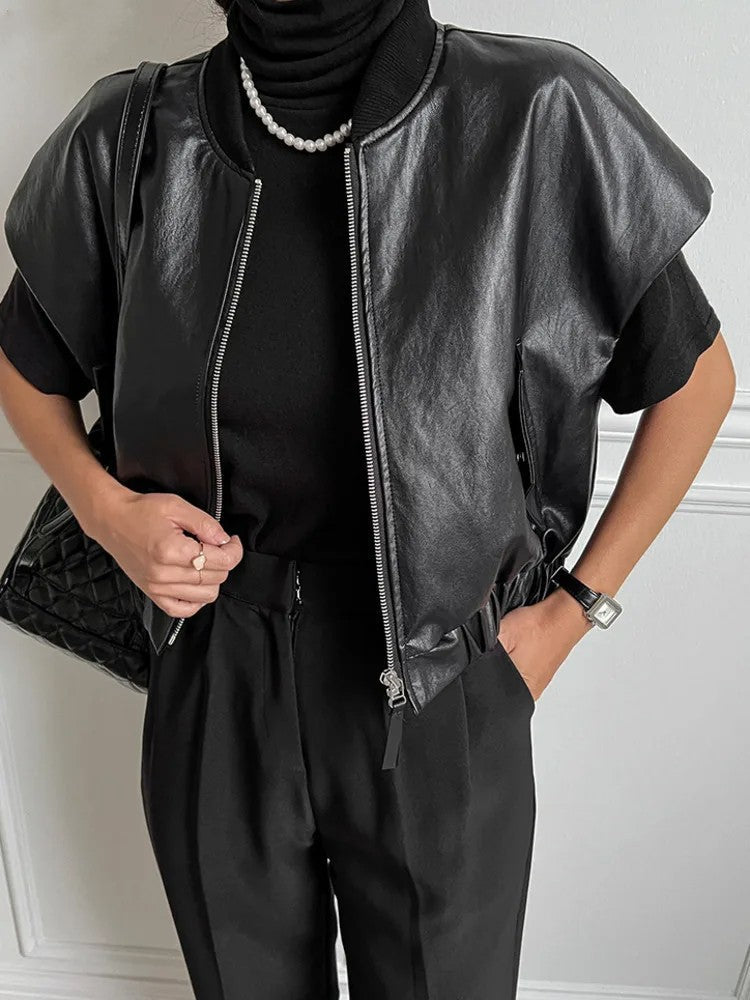 Lederjacke Eng & Trendy