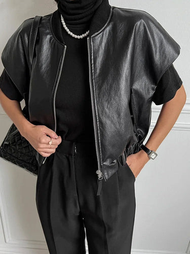 Lederjacke Eng & Trendy