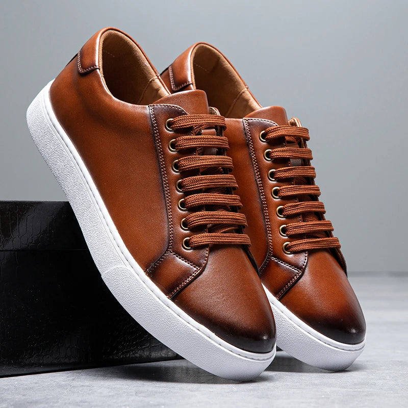 Leren Herren Sneaker