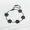 Klassisches Edelstahl Fünf-Blumen-Armband für Damen Shop Nory