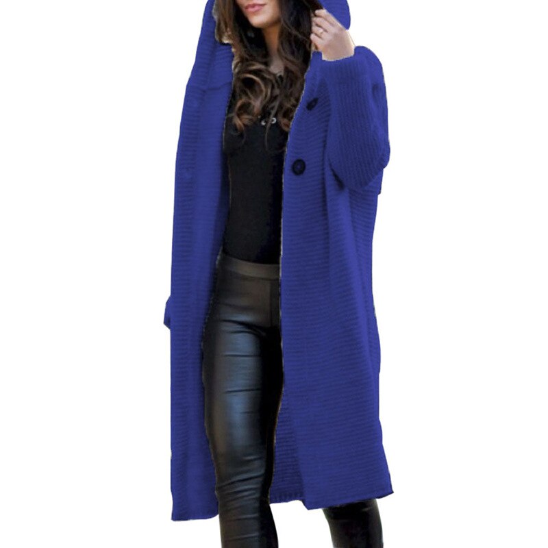 Cardigan mit Kapuze Schöner Cardigan mit Stil