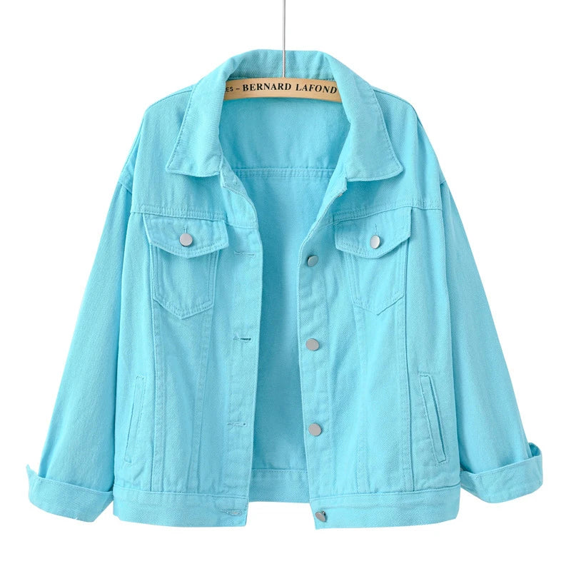 Klassische Damen-Denimjacke Viele Farben