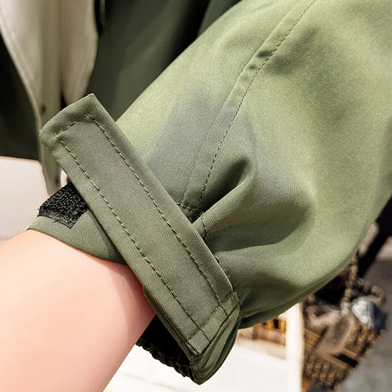 Oversized Wasserdichte Regenjacke für Damen