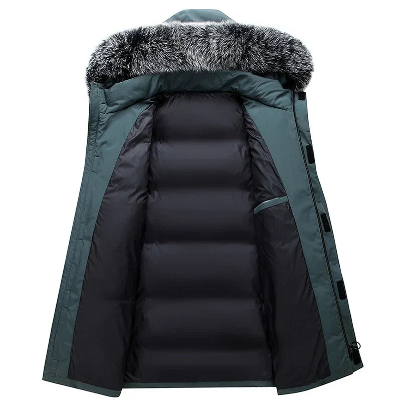 Lange Winterjacke