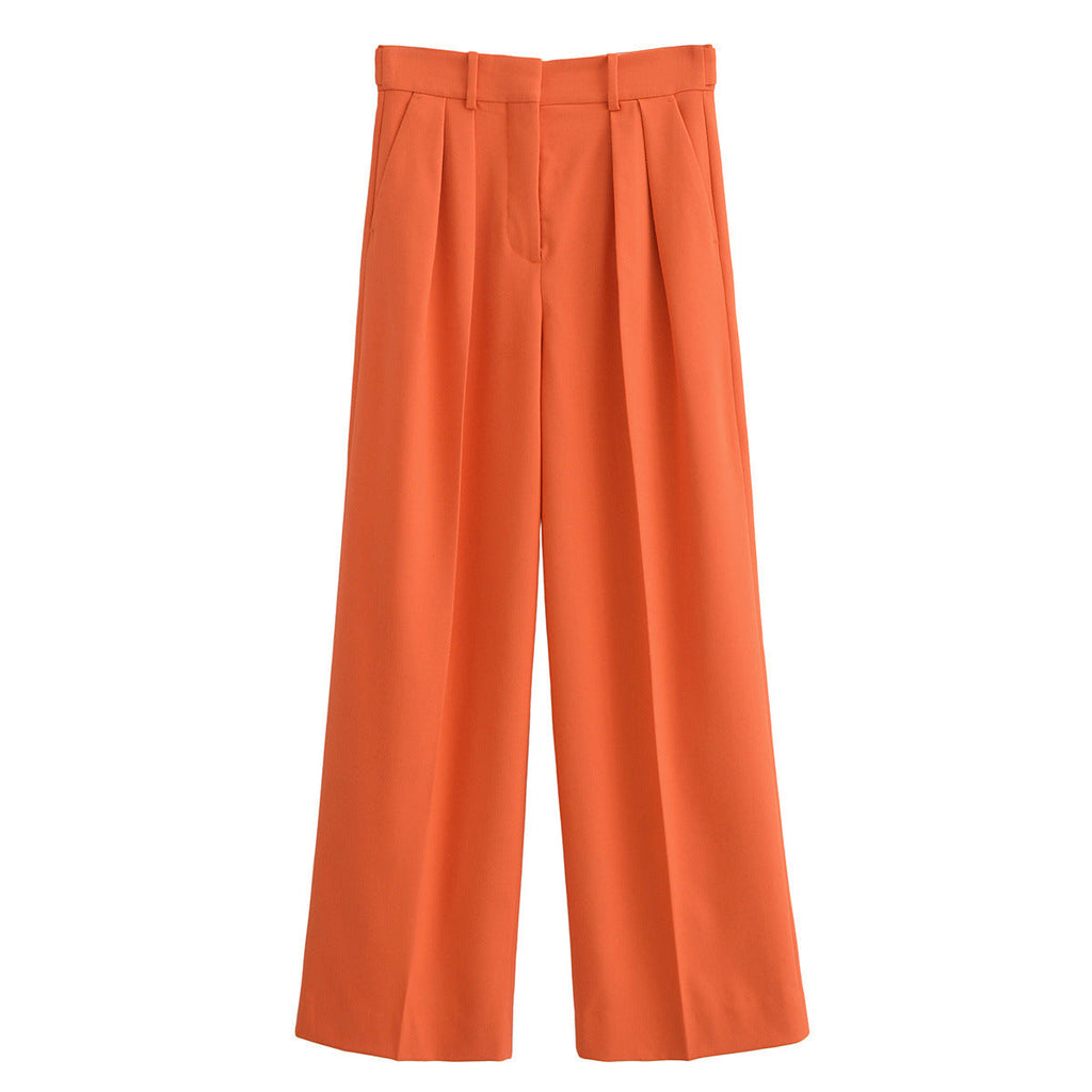 C Weit Geschnittene Baumwollhose