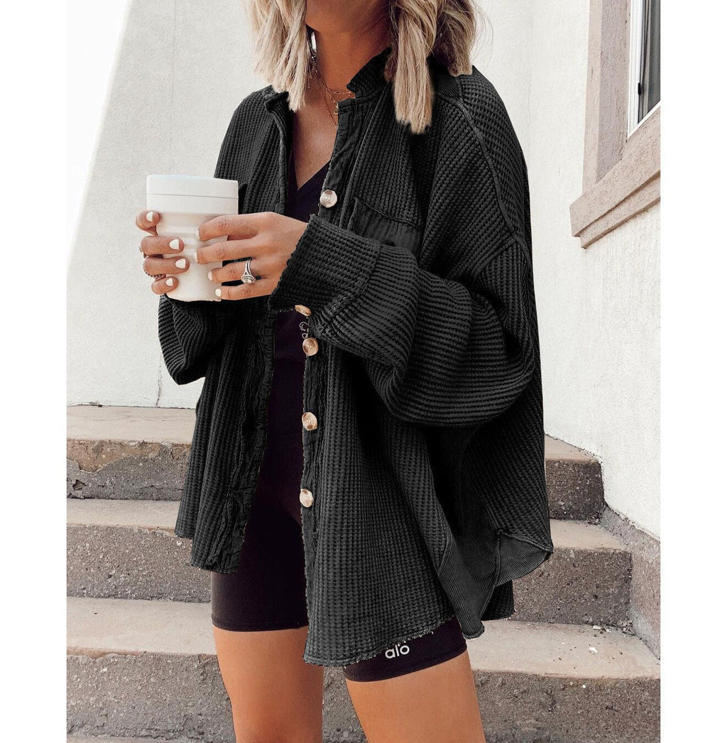 Sommerjacke Aus Lässiger Strickware