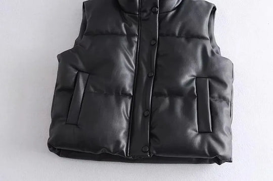 Leder Weste Kurz & Stylisch