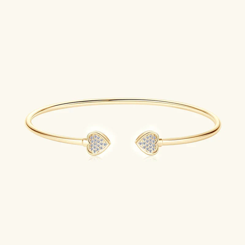 Ivictress 5mm Moissanit Sterlingsilber Armreif | Shop Nory