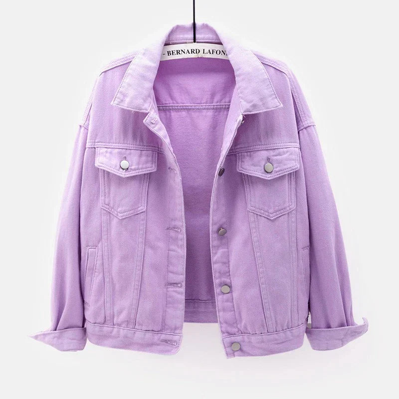 Klassische Damen-Denimjacke Viele Farben