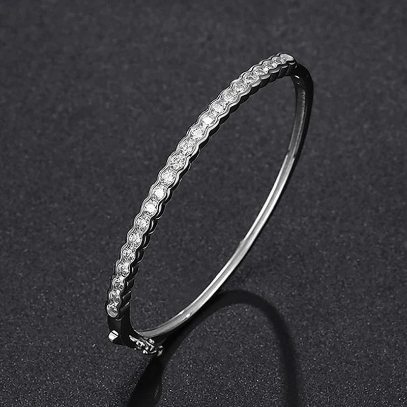 Ivictress Moissanite Eleganz 925 Sterling Silber Armband | Shop Nory