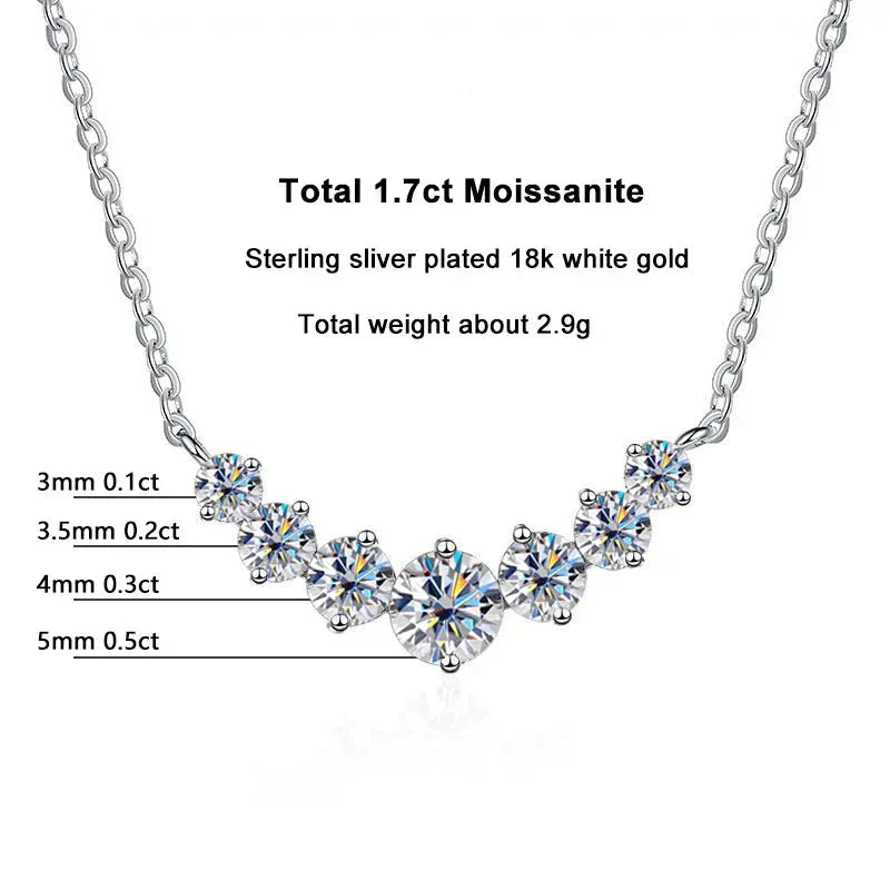 Exquisite Moissanite Halskette: Erschwinglicher Luxus & Strahlkraft | Shop Nory